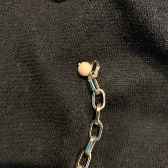 Badgely Mischa Necklace - coral, pearl and crystal beads - Stunning - Picture 4 of 7